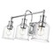Z-Lite Bryant 3 Light Vanity, Chrome And Clear Seedy 734-3V-CH - alternate 5